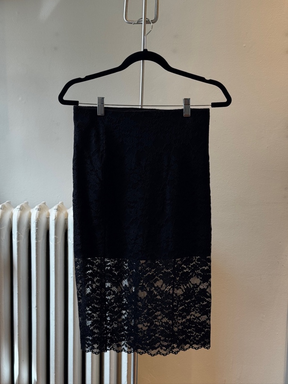 NWT Lace Midi Pencil Skirt